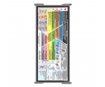 WhiteCoat Clipboard® Trifold - Silver Food Industry Edition